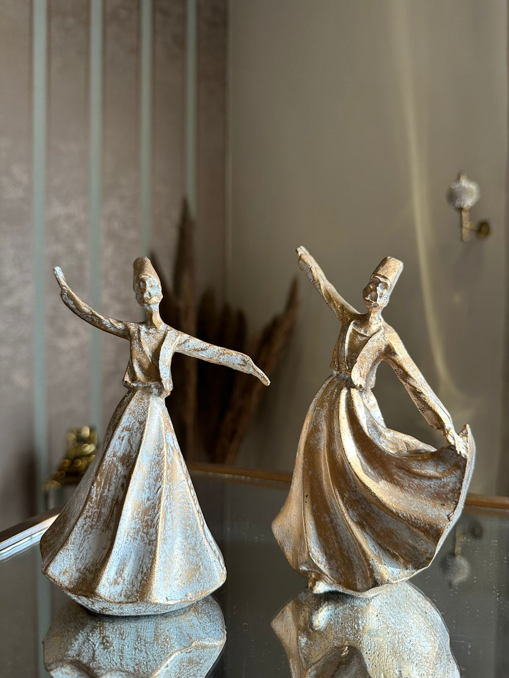 Dancing Sufi Sculpture (Set of 3)