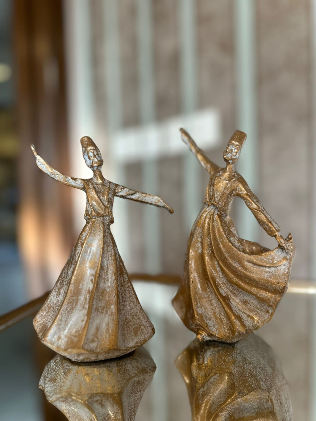 Dancing Sufi Sculpture (Set of 3)