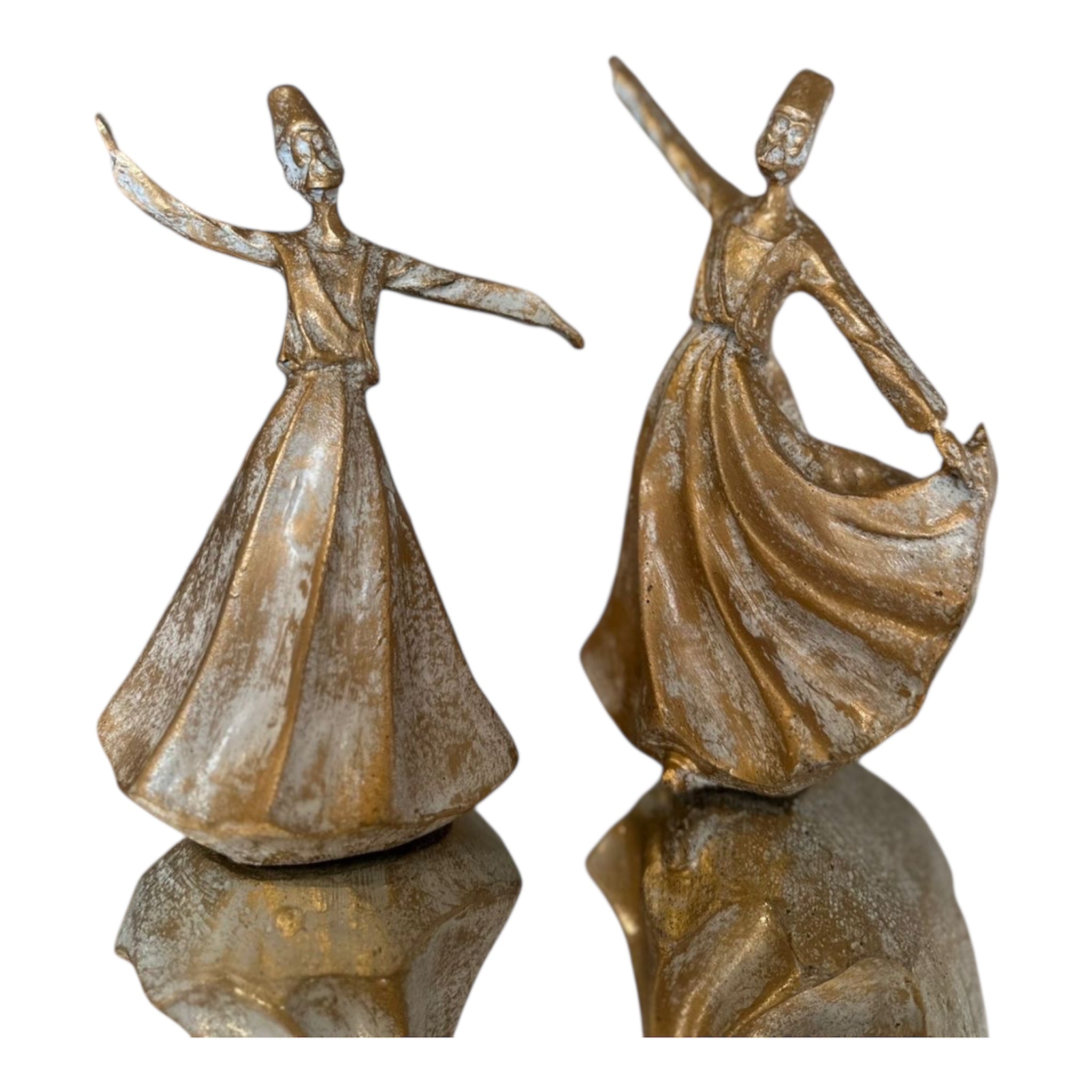 Dancing Sufi Sculpture (Set of 3)